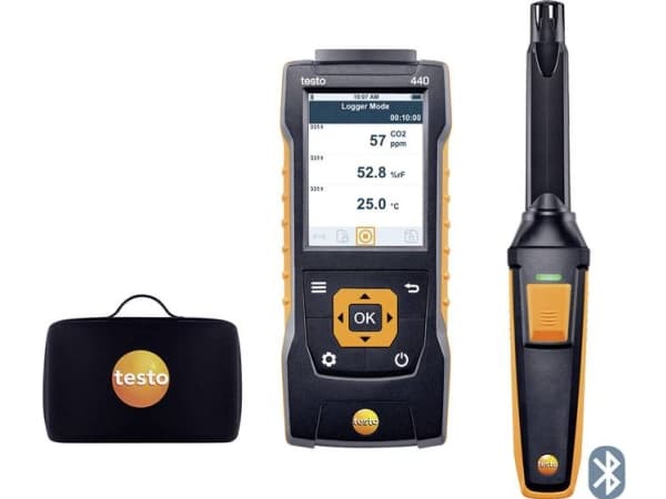 testo 440 Set CO2 Kuldioxid-måleapparat 0 - 10000 ppm