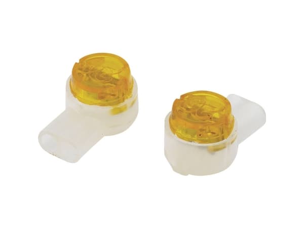 TRU COMPONENTS 808667 93014c942 Enkeltladerstik fleksibel: 0,13-0,65 mm² stift: 0,13-0,65 mm² Poltal: 2 100 stk Gul