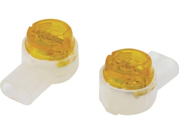 TRU COMPONENTS 808667 93014c942 Enkeltladerstik fleksibel: 0,13-0,65 mm² stift: 0,13-0,65 mm² Poltal: 2 100 stk Gul