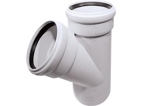 Skolan støjdæmpende grenrør 110/78mm 67 grader