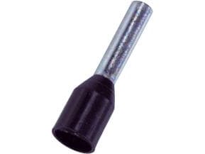 Terminalrør sort 1,5 mm²længde 14,0 mmafisoleringslængde 8,0 mmhuldiameter Ø1,7/3,5 mm - (100 stk.)