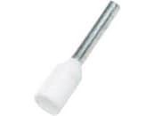 Terminalrør hvid 0,75 mm²længde 14,0 mmafisoleringslængde 8,0 mmhuldiameter Ø1,2/2,8 mm - (100 stk.)
