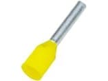 Terminalrør gul 1,0 mm²længde 14,0 mmafisoleringslængde 8,0 mmhuldiameter Ø1,4/3,0 mm - (100 stk.)