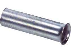 Terminalrør uisoleret 0,5mm² længde 6mm afisoleringslængde 6mm huldiameter Ø1/2,1mm - (100 stk.)