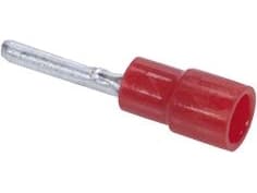 Stiftterminaler röd 0,50-1,5mm² stift Ø1,9mm, längd 22,0mmindv. diameter Ø4,0mm - (100 st.)