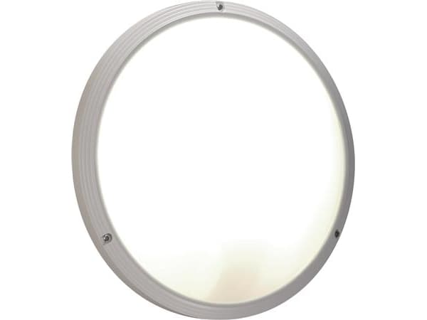 Rillo PC loft- og vægarmatur 2xE27 opal afskærmning Ø335 mm hvid - PROFESSIONEL