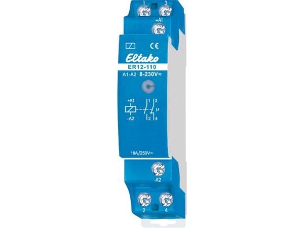 Eltako ER12-110-UC, Blå, Vit, 250 V, 16 A