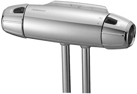 FMM - MORA FMM 9000E termostatarmatur 40 c/c, studs ned, til synlig rørføring nedad, trykbalanceret.
