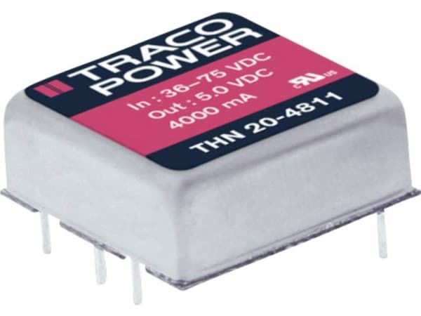 Traco Power THN 20-1211, 25,4 mm, 9,9 mm, 25,4 mm, 15 g, 20 W, 9-18 V