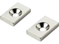 Miniatyrbild 1 av 3: TRU COMPONENTS W20L12T3-M4 Permanentmagnet Rektangulär (L x B x H) 20 x 12 x 3 mm N35 Gränstemperatur (max.): 80 °C