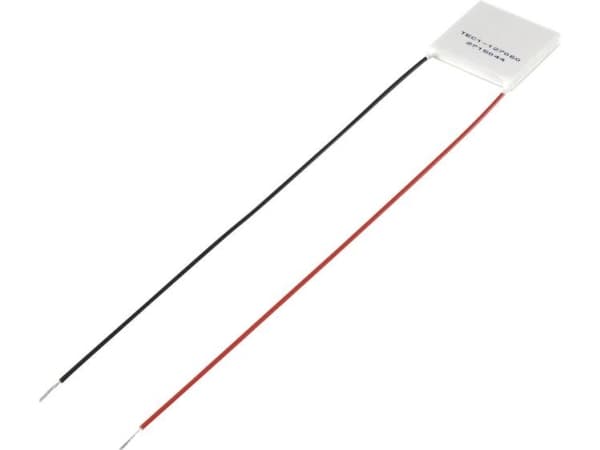 TRU COMPONENTS TEC1-127060 Peltier-element 15.4 V/DC 6 A 51.4 W (L x B x H) 40 x 40 x 3.6 mm