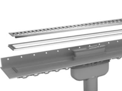 PURUS lr. bunt ø75/100x800 - PURUS LINE avlopp/avlopp vertikalt