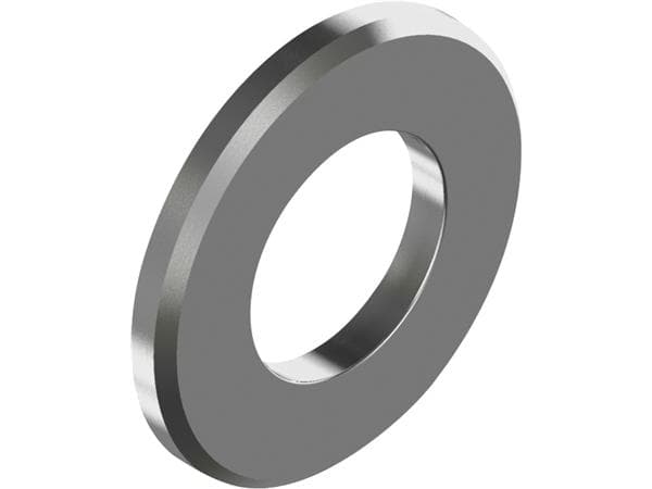 WASI Aluslevy M6 DIN 125 A ruostumaton A2, muoto A (ilman viistettä) 6 mm, sisäpuolella 6,4 mm ulkopuolella 12,0 mm, korkeus 1,6 mm - (1000 kpl)