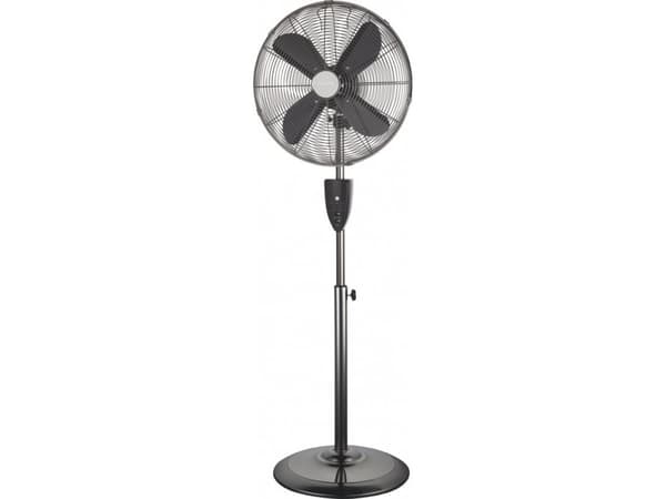 MPM MWP-13M, Husholdningsvifte, Sort, Gulv, Stål, 45 cm, 80°