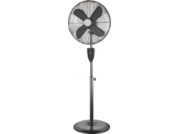 MPM MWP-13M, Husholdningsvifte, Sort, Gulv, Stål, 45 cm, 80°