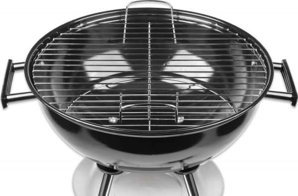 Fieldmann FZG 1009, Grill, Träkol (bränsle), Egg, Grid, Svart, Rostfritt stål, Rund