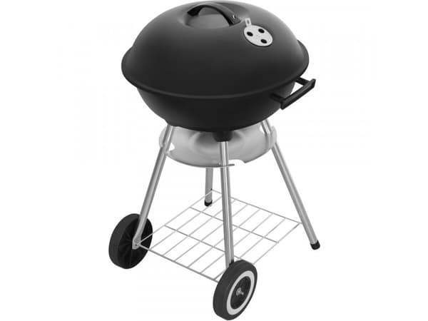 Fieldmann FZG 1009, Grill, Träkol (bränsle), Egg, Grid, Svart, Rostfritt stål, Rund