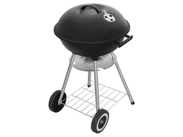 Fieldmann FZG 1009, Grill, Kull (drivstoff), Egg, Grid, Sort, Rustfritt stål, Rund Sort, Rustfritt stål