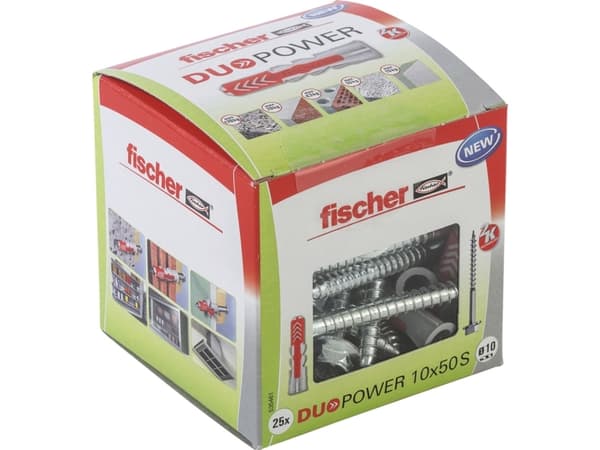 Fischer DUOPOWER 10x50 S LD 2-komponent råplugg 50 mm 10 mm 535461 25 st