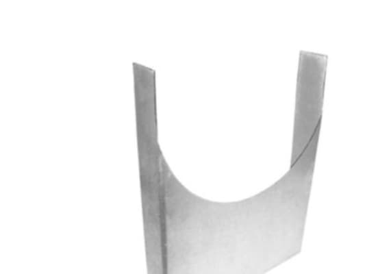 rørbæring Ø160 H:75mm - Galvaniseret