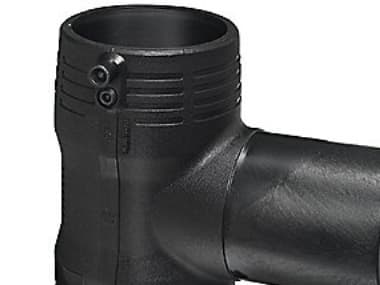 Sähköhitsauksen T-pala 90° 160mm - PE100-SDR11. Elgef Plus