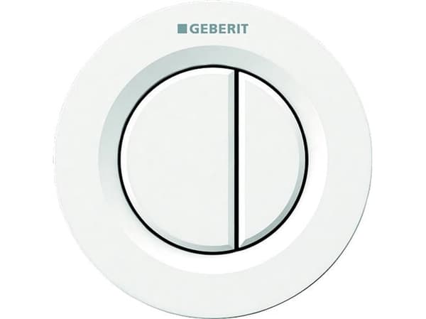 Omega Remote 01 dob mur hvid, Passer kun til Omega cisterner