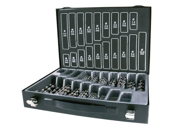 RUKO A214200 HSS-G Metal-spiralbor-sæt 170 dele DIN 338 Cylinderskaft 1 Set