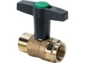 Miniatyrbilde 1 av 2: Viega Easytop kugleventil rødgods 1.¼" RF kugle, driftstryk max. 1,6 MPa (PN 16)driftstemperatur 90° Peak max 110°C