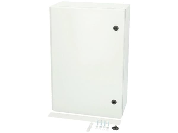 Fibox Polyesterikaappi Harmaa ovi 8104306 Universalkabinet 615 x 415 x 230 Polyester Gråhvid (RAL 7035) 1 stk