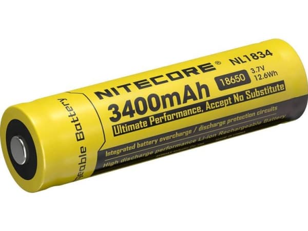 NiteCore NL1834 Special-batteri 18650 Litium 3.7 V 3400 mAh