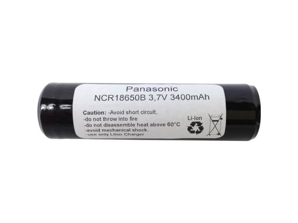 Panasonic NCR18650B Special-batteri 18650 Litium 3.7 V 3400 mAh