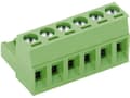 Miniatyrbild 1 av 2: PTR Hartmann Tilslutningskabinet-kabel AK(Z)950 Samlet antal poler 7 Rastermål: 5.08 mm 50950070021E 1 stk