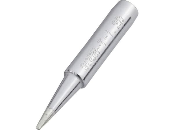 TOOLCRAFT Loddespids Mejselform Spidsstørrelse 1.2 mm Spids-længde 17 mm Indhold 1 stk