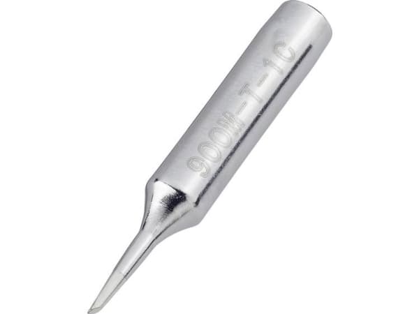 TOOLCRAFT TO-4941099 Juotoskärki viistetty 45° Kärkikoko 1 mm Kärjen pituus 15 mm Sisältö, määrä kpl/myyntiyksikkö 1 kpl 1 kpl