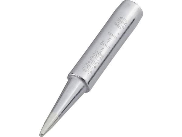TOOLCRAFT Loddespids Mejselform Spidsstørrelse 1.6 mm Spids-længde 17 mm Indhold 1 stk