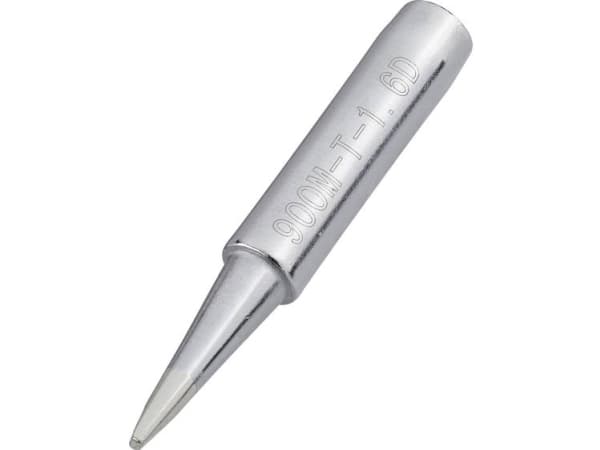 TOOLCRAFT Loddespids Mejselform Spidsstørrelse 1.6 mm Spids-længde 17 mm Indhold 1 stk