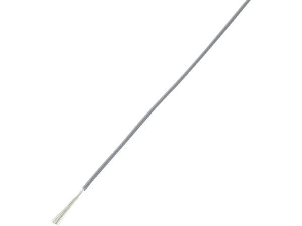 TRU COMPONENTS 1570173 Wire LiY 1 x 0,14 mm² Grå 25 m