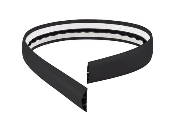 TRU COMPONENTS kaapelisilta 1570428 PVC Musta Kanavien määrä: 1 1800 mm Sisältö: 1,8 m
