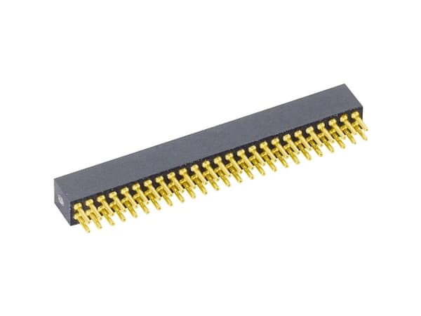 TRU COMPONENTS Holkkiluettelo (vakio) Rivien lukumäärä: 2 Nastojen lukumäärä per rivi: 25 1580896 1 kpl