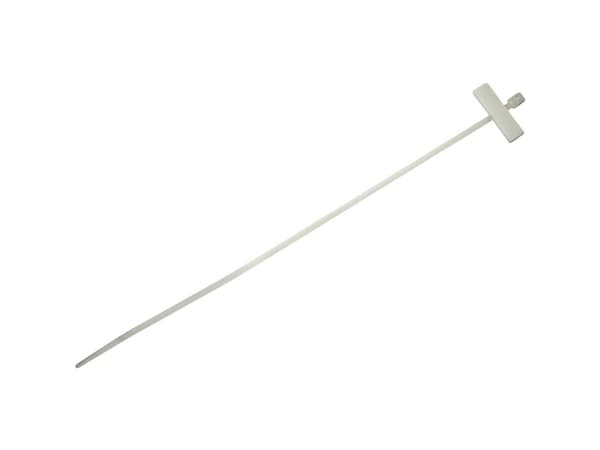 TRU COMPONENTS 1593125 TC-MCV-200SS203 Nahkamerkintä Kohokuvioitu pinta: 25 x 8 mm Luonto 100 kpl