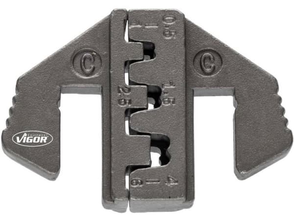 Vigor V2499-C Krympeindsats Uisolerede kabelsko 0.5 til 6 mm²