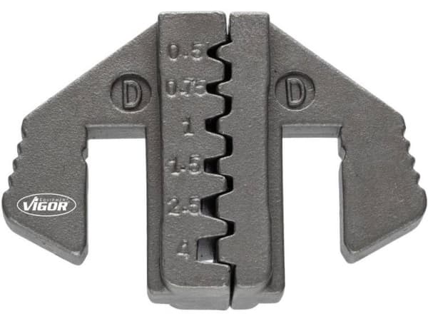 Vigor V2499-D Krympeindsats-kaapeli 0,5 til 4 mm²