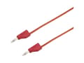 Miniatyrbild 2 av 3: VOLTCRAFT MSB-300 Prøveledning Lamelstik 4 mm Lamelstik 4 mm 1.50 m Rød 1 stk