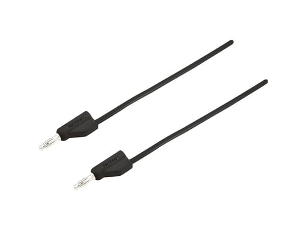 VOLTCRAFT MSB-300 Prøveledning Lamelstik 4 mm Lamelstik 4 mm 1.50 m Sort 1 stk