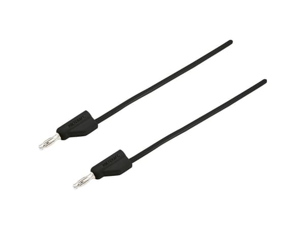 VOLTCRAFT MSB-300 Prøveledning Lamelstik 4 mm Lamelstik 4 mm 5.00 m Sort 1 stk