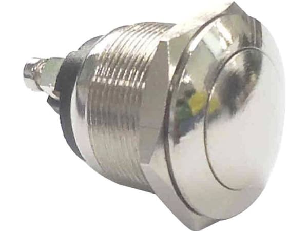 Kestävä painike 250 V/AC 2 A 1 x Off/(On) PBS-28B painike 1 kpl.