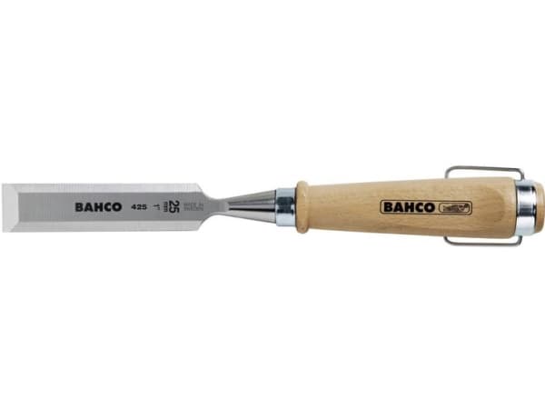 Bahco 425-24, Käsitaltta, Taltan reuna, Terästä, Puu, Puu, ISO 2729