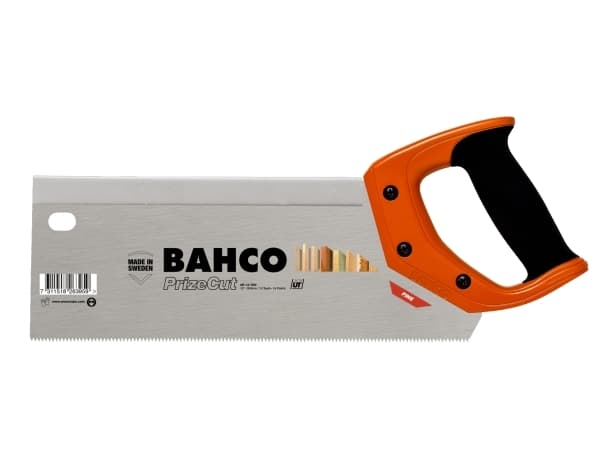 Bahco NP-12-TEN, Ryggsåg, Trä, Stål, Plast, Svart, Röd, Rostfritt stål, Svart, Röd
