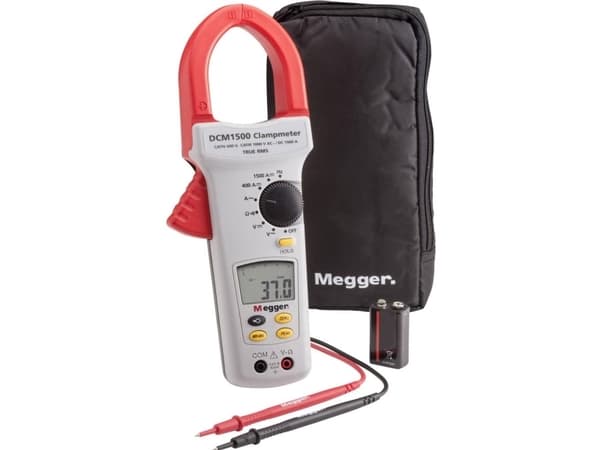 Megger DCM1500 Hånd-multimittari, digitaalinen CAT IV 600 V Visning (counts): 4000