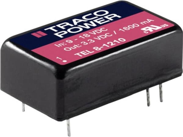 Traco Power TEL 8-2423, 20,3 mm, 10,2 mm, 31,8 mm, 16,9 g, 8 W, 18-36 V